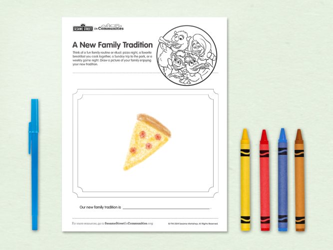 A New Family Tradition printable.