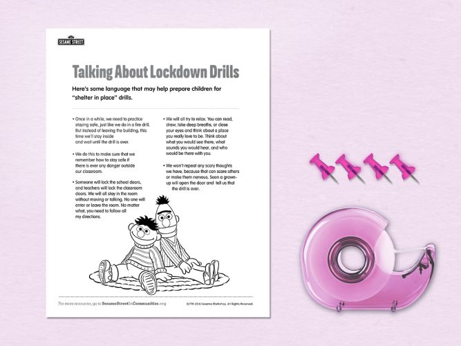 School Safety Drills printable.