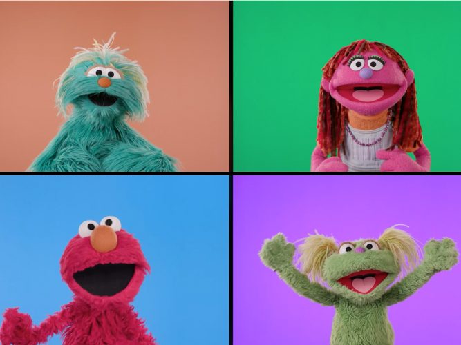 Lily, Karli, Elmo and Rosita.