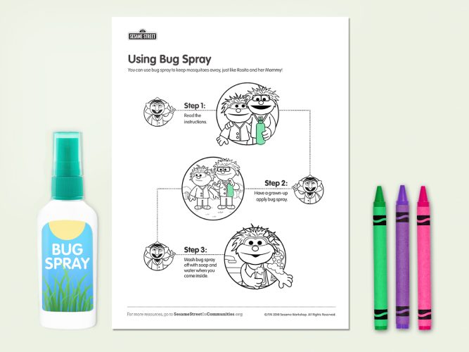 Using Bug Spray Printable
