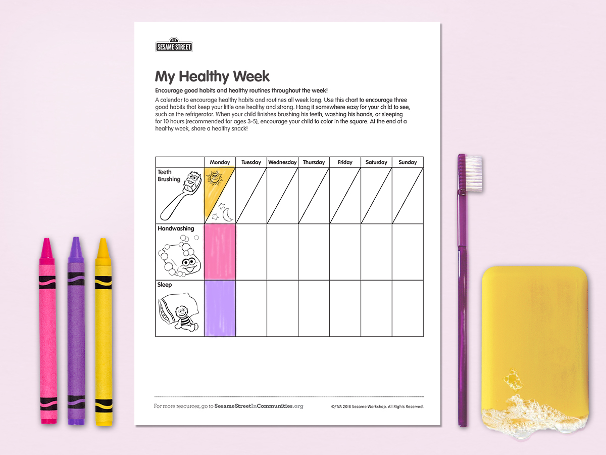 My Healthy Week Printable